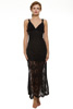 Jersey and Lace Long Sundress