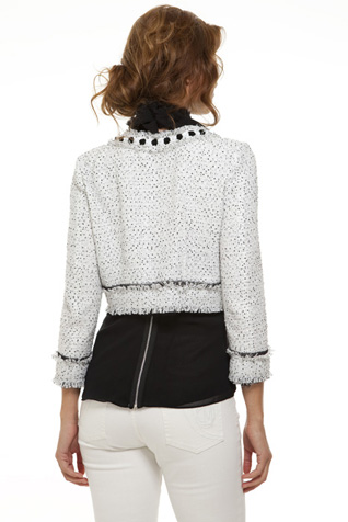 Paete Flower Cropped Jacket