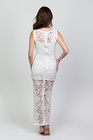 Long Ribbon Tank Dress
