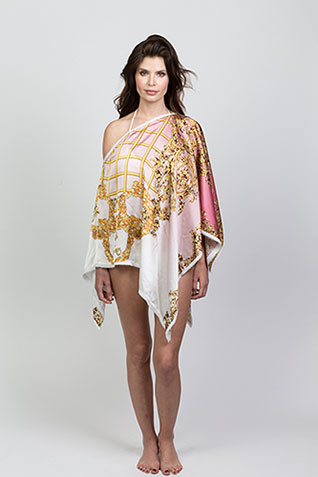 Silk Scarf Top