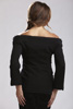 Black Off Shoulder Blazer