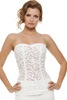Abstract Lace Bustier