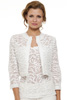 Abstract Lace Cropped Jacket