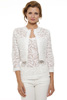Abstract Lace Cropped Jacket