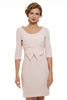 Couture Crepe Dress with Bow