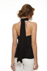 Halter Top with Ruffled Front