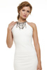 Sheath Dress with Necklace