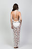 Ivory Lace Wrap Long Skirt