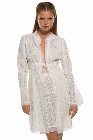Lace and Organza Duster