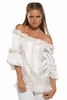 Off Shoulder Balloon Sleeve Blouse