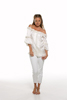 Off Shoulder Balloon Sleeve Blouse
