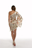 One Shoulder Angel Sleeve Dress