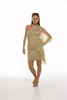 One Shoulder Lace Cocktail Dress