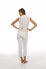 Sleeveless Ruffle Front Blouse