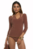 Split V Shoulder Top