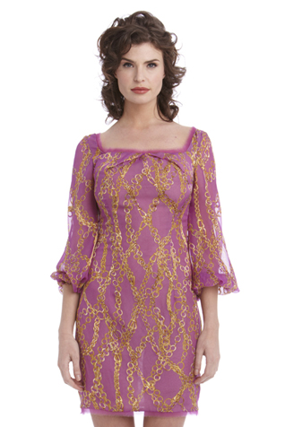 Blouson Sleeve Mini Dress
