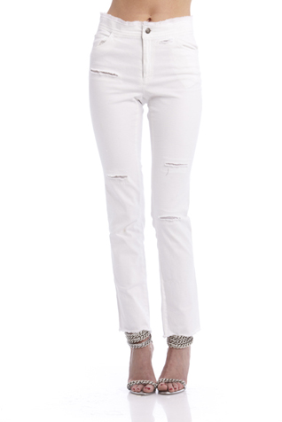 Distressed Denim Pant
