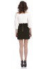 Slashed Frayed High Waisted Mini