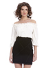 Slashed Frayed High Waisted Mini