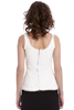 Slashed Frayed Scoopneck tank