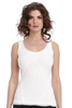 Slashed Frayed Scoopneck tank