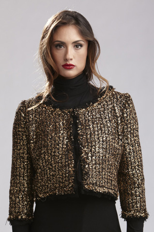 24K Tweed Crop Jacket