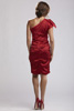 Draped One Shoulder Dress