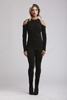Open Shoulder Jersey Tee