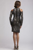 Velvet Open Shoulder Dress