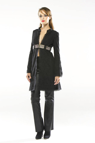 Belted Lace Duster