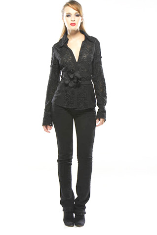 Lace Patchwork Blouse