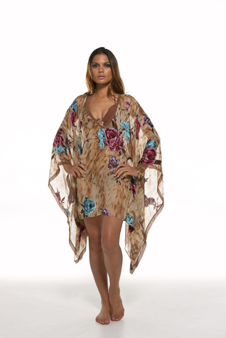 Caftan Minidress