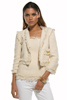 Cropped Jacket with Fringe