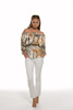 Off Shoulder Silk Peasant Top