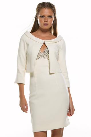 Portrait Collared Crop Jacket