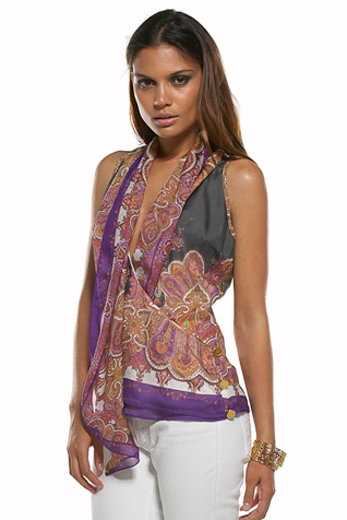 Scarf Wrap Top
