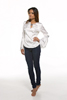 Silk Handkerchief Sleeve Blouse