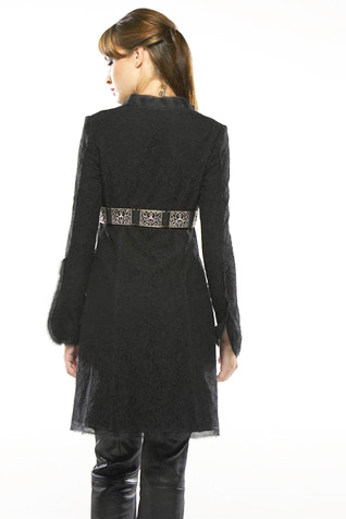 Belted Lace Duster