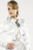 Hammered Satin Ascot