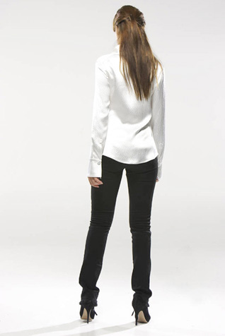 Hammered Satin Blouse