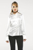 Hammered Satin Blouse