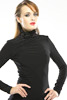 Jersey Turtleneck with Chains