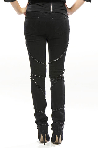 Skinny Jeans with Chains