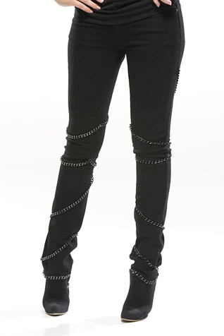 Skinny Jeans with Chains