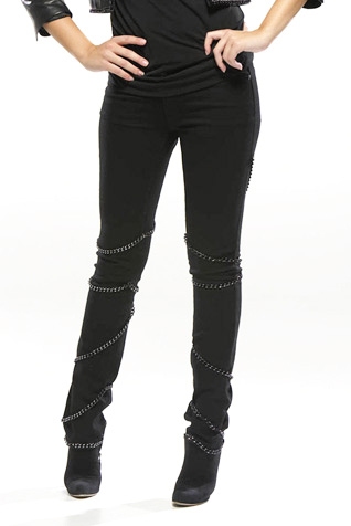 Skinny Jeans with Chains