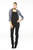 Tweed Crop Jacket with Chain